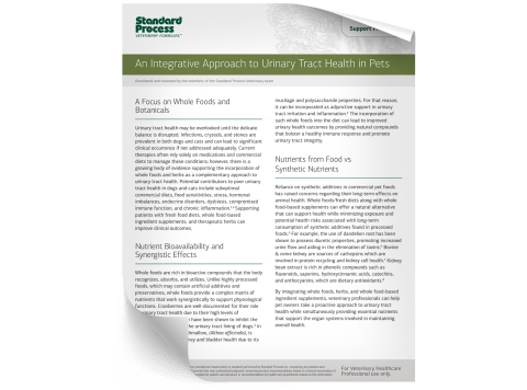 Pet Urinary Tract Health Clinical Protocol